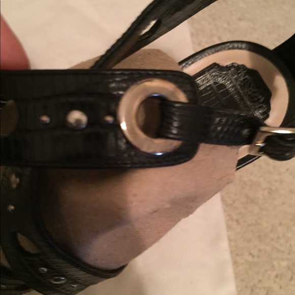 Dior sandals size 38 black studded slingback - Picture 8 of 13